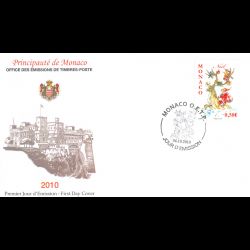 FDC - Noël 2010, oblit 4/10/10