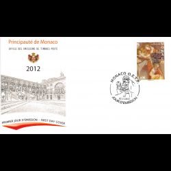 FDC - Noël 2012, oblit 2/11/12
