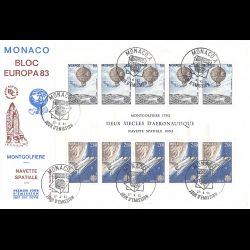 FDC GF JF - Bloc Europa 83,...