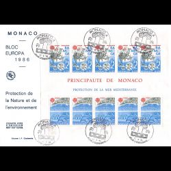 FDC GF JF - Bloc Europa 86,...