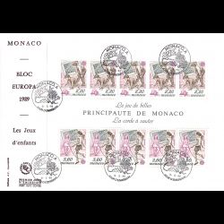 FDC GF JF - Bloc Europa 89,...