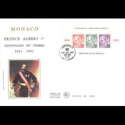 FDC GF soie - Bloc "Prince...