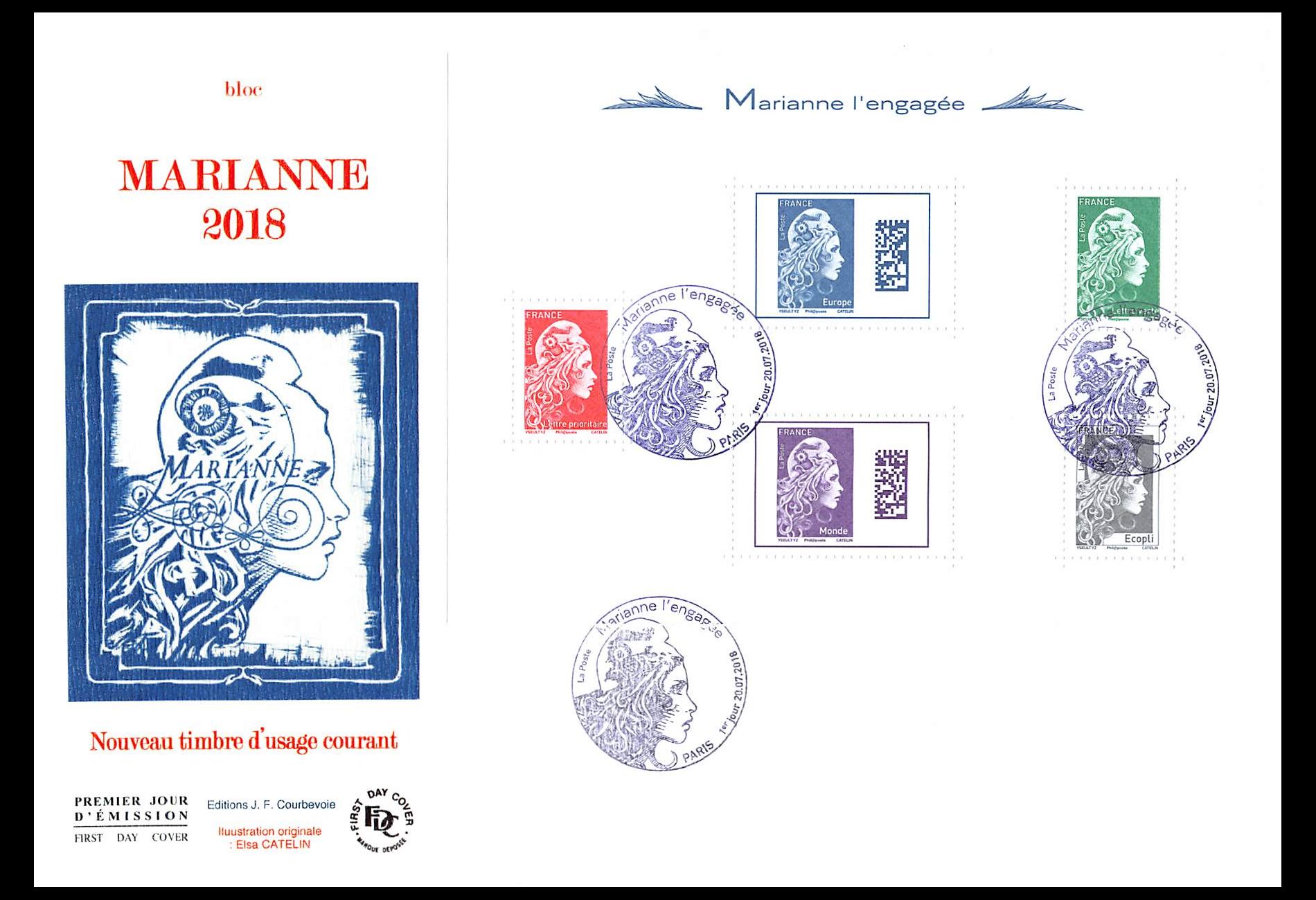 FDC GF JF - Bloc Marianne l'engagée - 20/7/2018 Paris