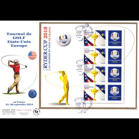 FDC GF JF - Bloc golf Ryder Cup (fond blanc) - 30/6/2018 Paris