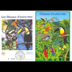 FDC GF JF - Bloc oiseaux...