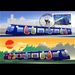 CM CEF - Tram Train - oblit...