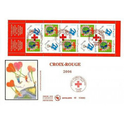 FDC GF soie - Carnet croix...