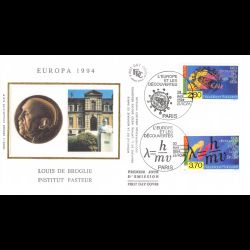 FDC soie - Europa. (2 tp) -...