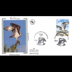 FDC soie - Oiseaux,...