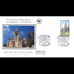FDC soie - Eglise Saint...