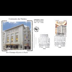 FDC soie - Centenaire...