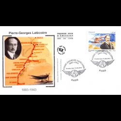 FDC soie - Pierre-Georges...