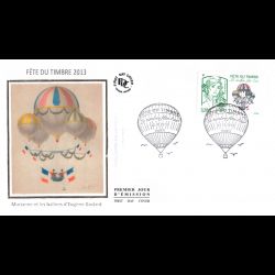 FDC soie - Fête du timbre,...