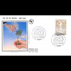 FDC soie - 10 ans de...