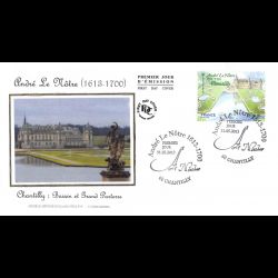 FDC soie - André Le Nôtre,...