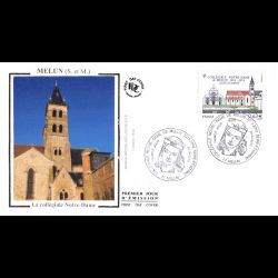 FDC soie - Melun, la...