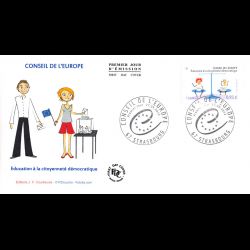 FDC - Conseil de l'europe - oblit 27/9/2013 Strasbourg