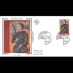 FDC soie - Jeanne d'Arc,...