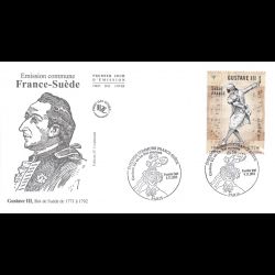 FDC - France Suède, Gustave...