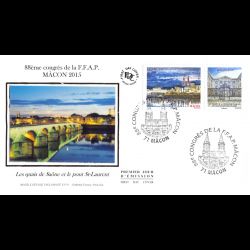 FDC soie - 88e congrès FFAP...