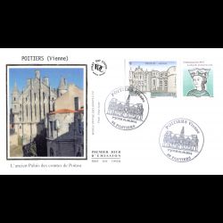 FDC soie - Ancien Palais...