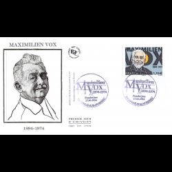 FDC soie - Maximilien Vox,...