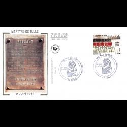 FDC soie - Les martyrs de...