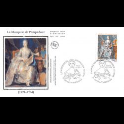 FDC soie - La marquise de...