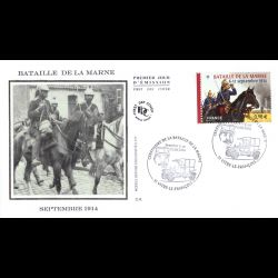 FDC soie - Bataille de la...