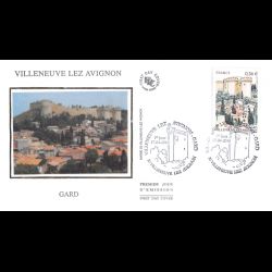 FDC soie - Villeneuve lez...