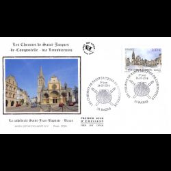 FDC soie - Cathédrale Saint...