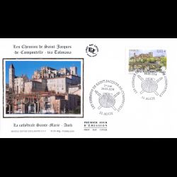 FDC soie - La cathédrale...