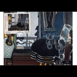 CM - Tableau Georges Braque, le salon 1944, oblit 27/9/2013 Varengeville