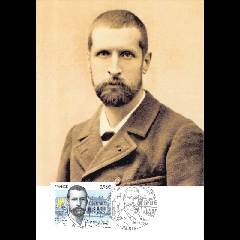 CM - Alexandre Yersin, médecin (4799), oblit 20/9/2013 Paris
