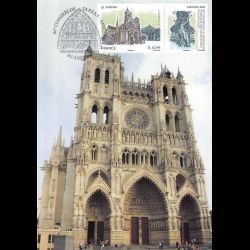 CM - 86e congrès de la FFAP, cathédrale d'Amiens, oblit 17/5/13 Amiens