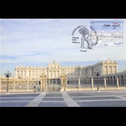 CM - Madrid, le Palais royal, oblit 15/3/13 Paris