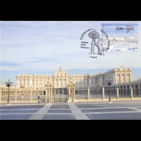 CM - Madrid, le Palais royal, oblit 15/3/13 Paris