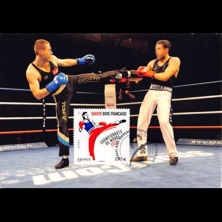 CM - Championnat du monde de Savate boxe française, oblit 16/11/13 Cd Ferrand