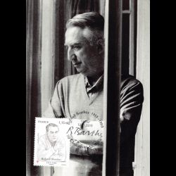 CM - Roland Barthes - oblit Cherbourg Octeville