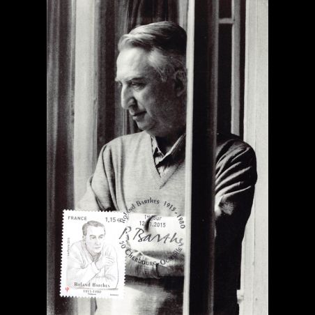 CM - Roland Barthes - oblit Cherbourg Octeville