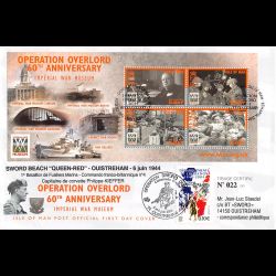 2 FDC ILE DE MAN D-DAY -...