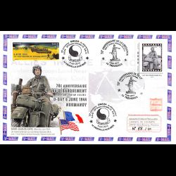 FDC 70 ANS D-DAY - SOLDAT...