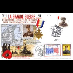 FDC FRANCE - ROYAUME-UNI...