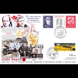 FDC 70 ANS D-DAY / DE...