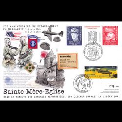 FDC 70 ANS D-DAY / DE...