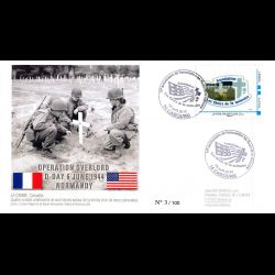 FDC D-DAY 1944 / OPÉRATION...