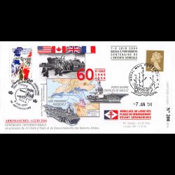 FDC 60 ANS D-DAY / GOLD...