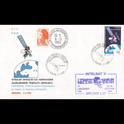 INTELSAT1 - FDC 1ER JOUR...