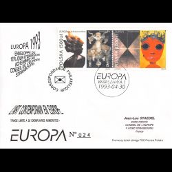 Pologne - FDC Europa 1993 -...