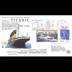 TITANIC98-2 - FDC GB - 86...